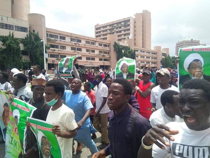 freezakaky protest in abuja on  wed 22nd july 2020 